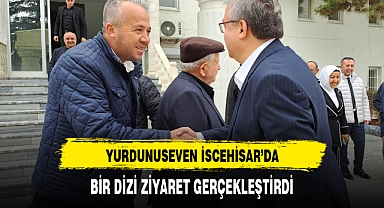 Yurdunuseven, İscehisar Belediye Başkanı Ahmet Şahin'i Ziyaret Etti