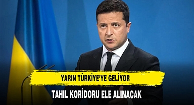 Zelenski, yarın resmi ziyaret kapsamında Türkiye'ye gelecek