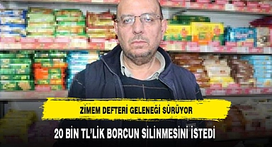 ZİMEM DEFTERİ GELENEĞİ SÜRÜYOR