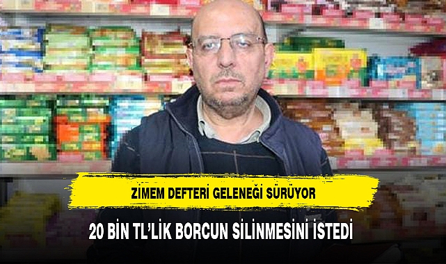 ZİMEM DEFTERİ GELENEĞİ SÜRÜYOR