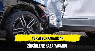 Zincirleme Trafik kazası Yaşandı Trafik Yoğunluğu Yaşandı