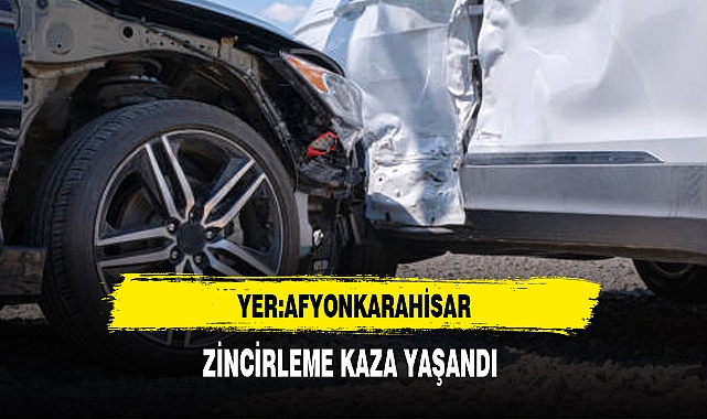 Zincirleme Trafik kazası Yaşandı Trafik Yoğunluğu Yaşandı