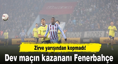 Zirve yarışından kopmadı! Dev maçın kazananı Fenerbahçe