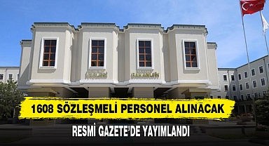 1608 Sözleşmeli Personel Alınacak