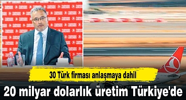 20 milyar dolarlık üretim Türkiye'de