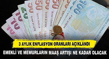 3 Aylık Enflasyon Oranları Açıklandı: Emekli ve Memurların Maaş Artışı Ne Kadar Olacak
