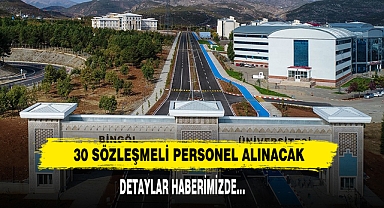 30 Sözleşmeli Personel Alınacak