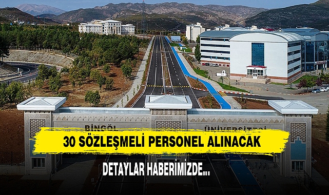 30 Sözleşmeli Personel Alınacak