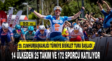 59. CUMHURBAŞKANLIĞI TÜRKİYE BİSİKLET TURU BAŞLADI