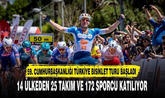 59. CUMHURBAŞKANLIĞI TÜRKİYE BİSİKLET TURU BAŞLADI