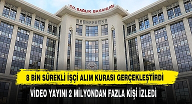 8 Bin Sürekli İşçi Alım Kurası Gerçekleştirdi