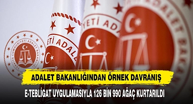 Adalet Bakanlığından Örnek Davranış