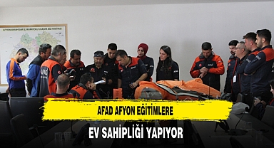 AFAD Afyon Eğitimlere Ev Sahipliği Yapıyor
