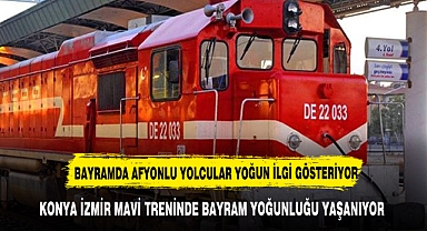 AFYON ÇETİNKAYA GARINDA BAYRAM YOĞUNLUĞU