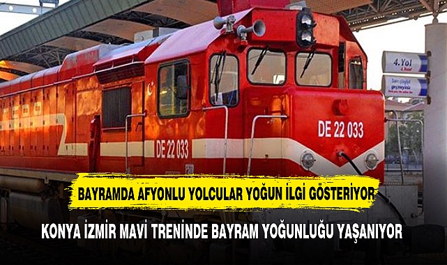 AFYON ÇETİNKAYA GARINDA BAYRAM YOĞUNLUĞU