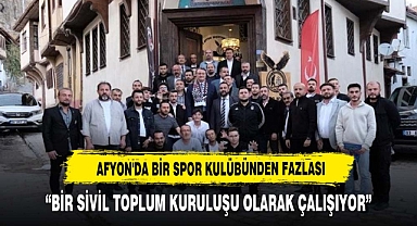 AFYON'DA BİR SPOR KULÜBÜNDEN FAZLASI