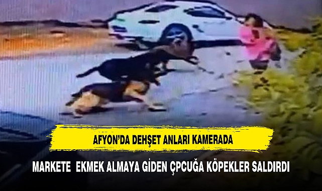 AFYON'DA DEHŞET ANLARI GÜVENLİK KAMERASINDA