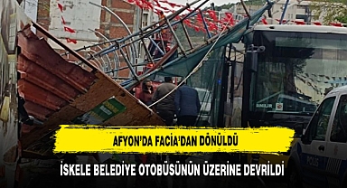 AFYON'DA FACİA'DAN DÖNÜLDÜ