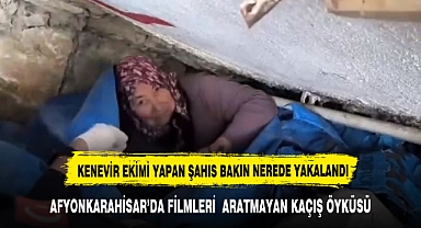 AFYON'DA FİLMLERİ ARATMAYACAK KAÇIŞ ÖYKÜSÜ