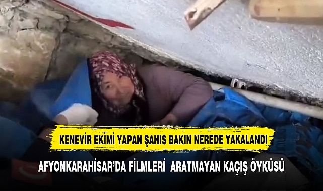 AFYON'DA FİLMLERİ ARATMAYACAK KAÇIŞ ÖYKÜSÜ