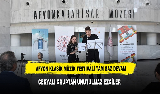 AFYON'DA MÜZİK ŞÖLENİ ÇEKYALI GRUPLA DEVAM ETTİ