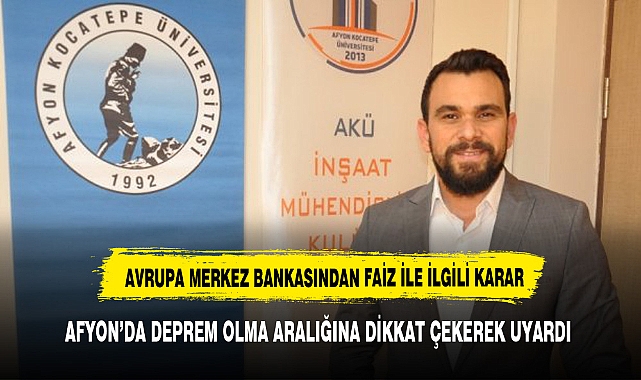 AFYON'DAKİ O FAY 7 BÜYÜKLUĞUNDE DEPREM RİSKI VAR