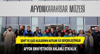 AFYON EMNİYETİNDEN ANLAMLI ETKİNLİK