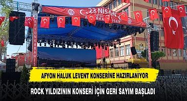 AFYON HALUK LEVENT KONSERİNE HAZIRLANIYOR