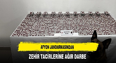 Afyon Jandarmasından Zehir Tacirlerine Darbe