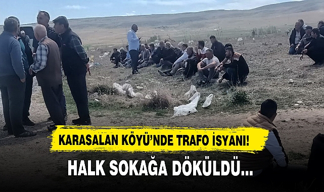 Afyon Karasalan Köyü'nde Trafo İsyanı!