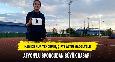 AFYON'LU SPORCUDAN BÜYÜK BAŞARI