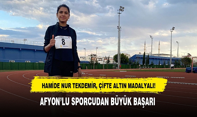 AFYON'LU SPORCUDAN BÜYÜK BAŞARI