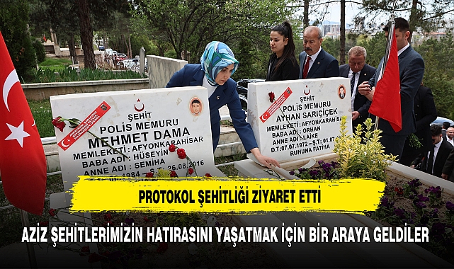 AFYON PROTOKOLÜ ŞEHİTLİĞİ ZİYARET ETTİ