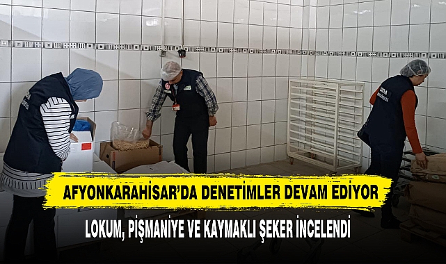 Afyonkarahisar'da Denetimler Devam Ediyor