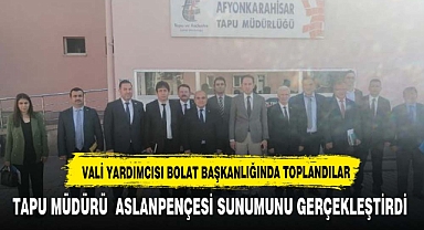 Afyonkarahisar İl Nüfus ve Vatandaşlık Müdürlüğünde toplantı düzenlendi