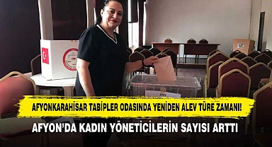 Afyonkarahisar Tabipler Odasında Yeniden Alev Türe Zamanı! Afyon'da Kadın Yöneticilerin Sayısı Arttı