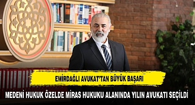 AFYONLU AV. KARAMAHMUTOĞLU YILIN AVUKATI SEÇİLDİ