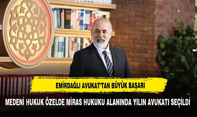 AFYONLU AV. KARAMAHMUTOĞLU YILIN AVUKATI SEÇİLDİ