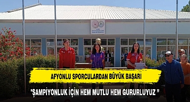 AFYONLU SPORCULARDAN BÜYÜK BAŞARI