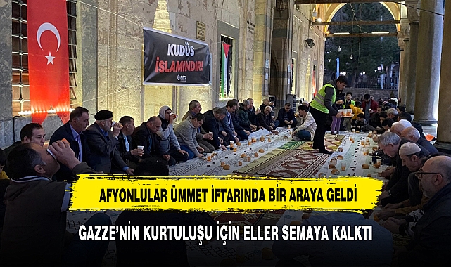 AFYONLULAR  DÜNYA KUDÜS GÜNÜNDE BİR ARAYA GELDİLER