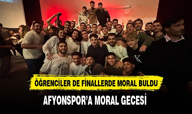 AFYONSPOR'A MORAL GECESİ