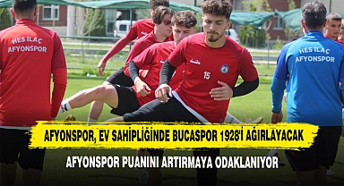 Afyonspor, Ev Sahipliğinde Bucaspor 1928'i Ağırlayacak
