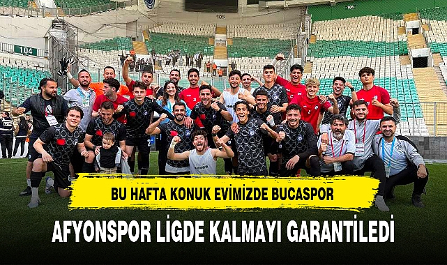 AFYONSPOR LİGDE KALMAYI GARANTİLEDİ
