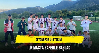 Afyonspor U16 Takımı İlk Maçta Zaferle Başladı