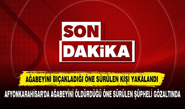 Ağabeyini Bıçakladığı Öne Sürülen Kişi Yakalandı