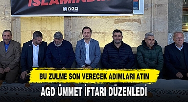 AGD ÜMMET İFTARI DÜZENLEDİ