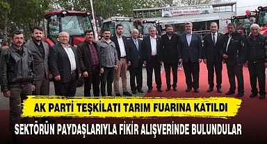 Ak Parti Teşkilatı Tarım Fuarına Katıldı