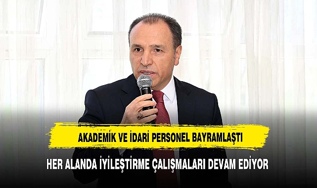 AKÜ’de Bayramlaşma Töreni Gerçekleştirildi