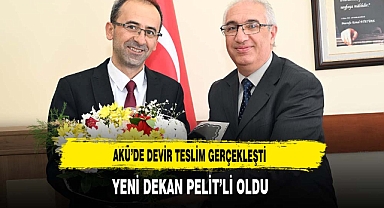 AKÜ'de Devir Teslim Gerçekleşti