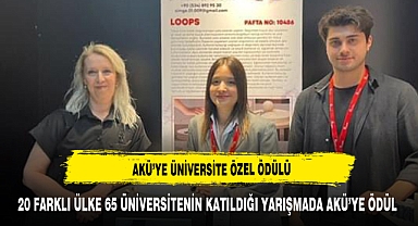 AKÜ Öğrencileri “Üniversite Özel Ödülü”ne Layık Görüldü